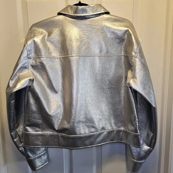 Metallic Silver Jacket - Picture 4 of 6